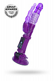 Анально-вагинальный вибратор TOYFA A-toys на присоске, фиолетовый, 22 см