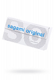 Презервативы Sagami, original 0.02, extra lub, полиуретан, 19 см, 12 шт. фото 1